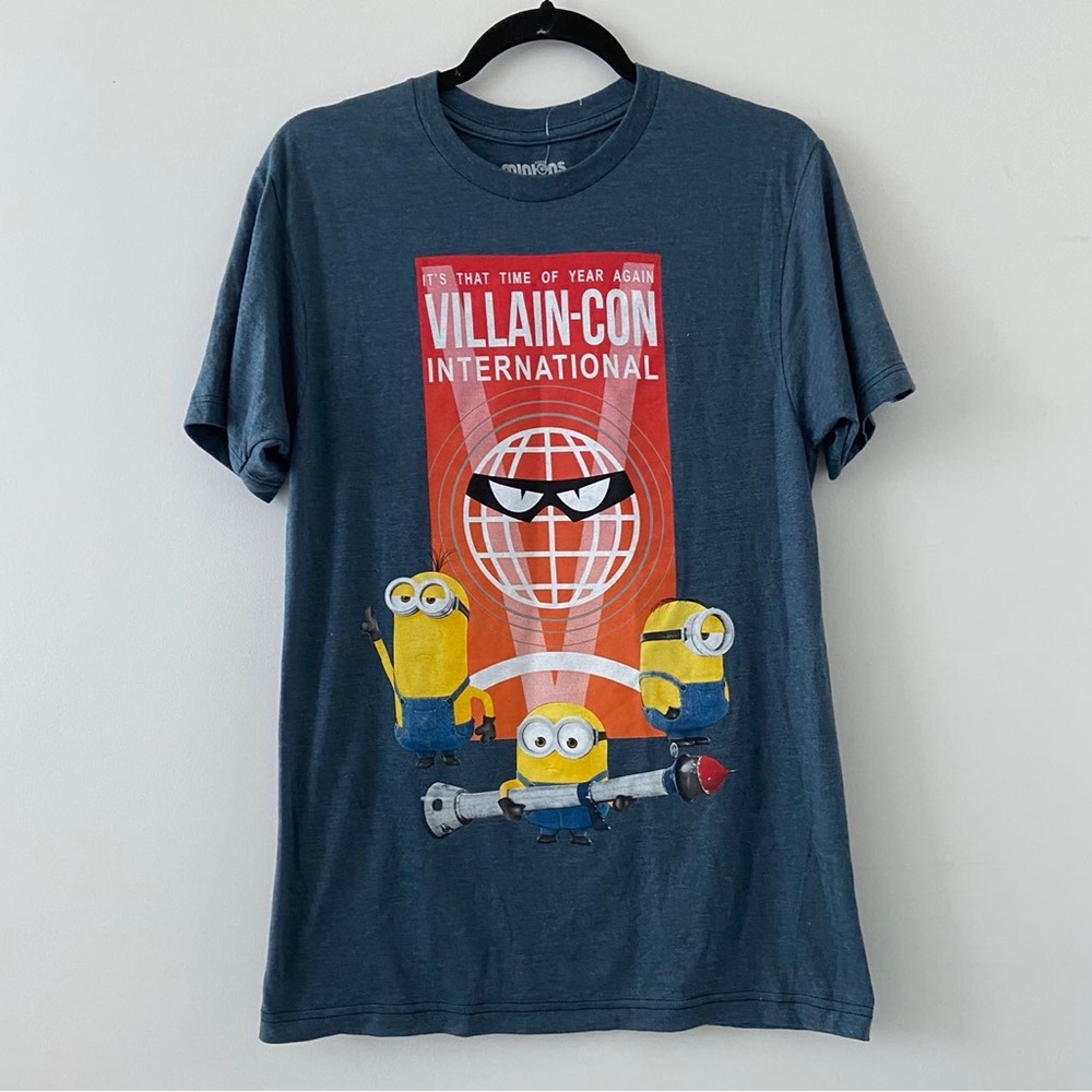 Minions Vill Con Men's Despicable Me Tee Size Small